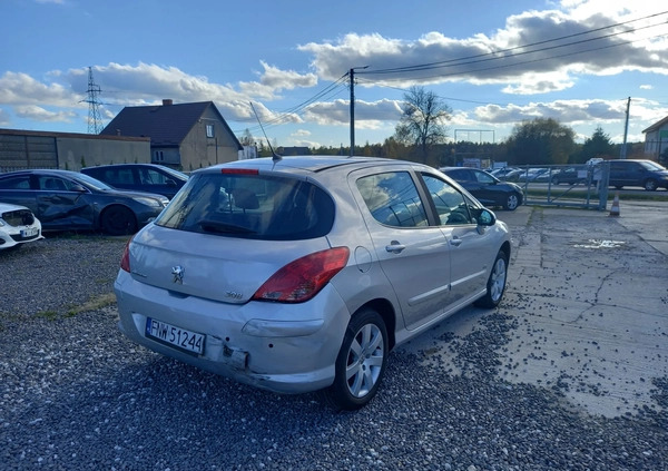 Peugeot 308 cena 10500 przebieg: 221205, rok produkcji 2009 z Zelów małe 92